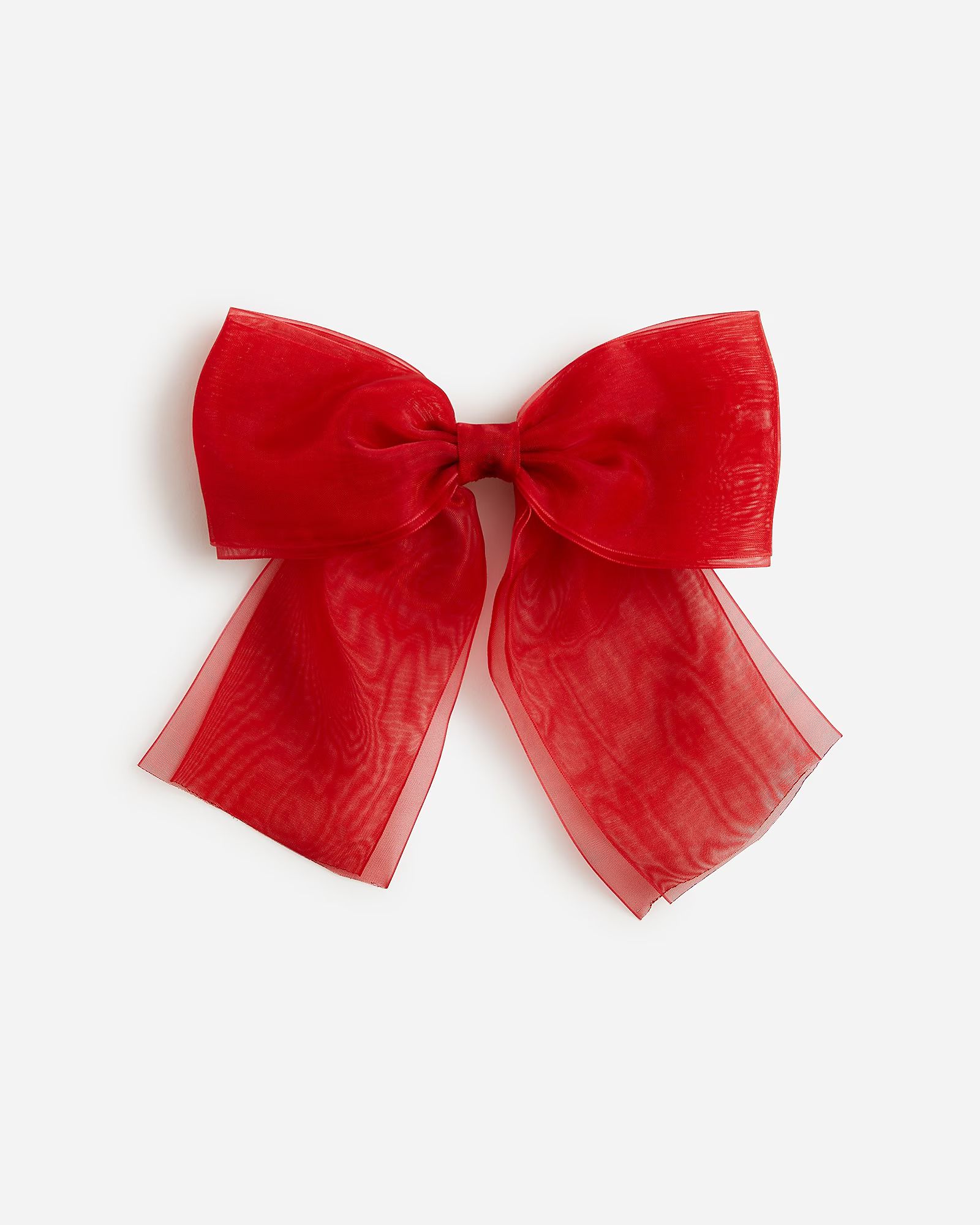 Sheer bow hair clip | J.Crew US