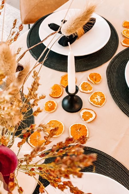 Easy, timeless and affordable thanksgiving tablescape! 

#LTKhome #LTKSeasonal #LTKHoliday