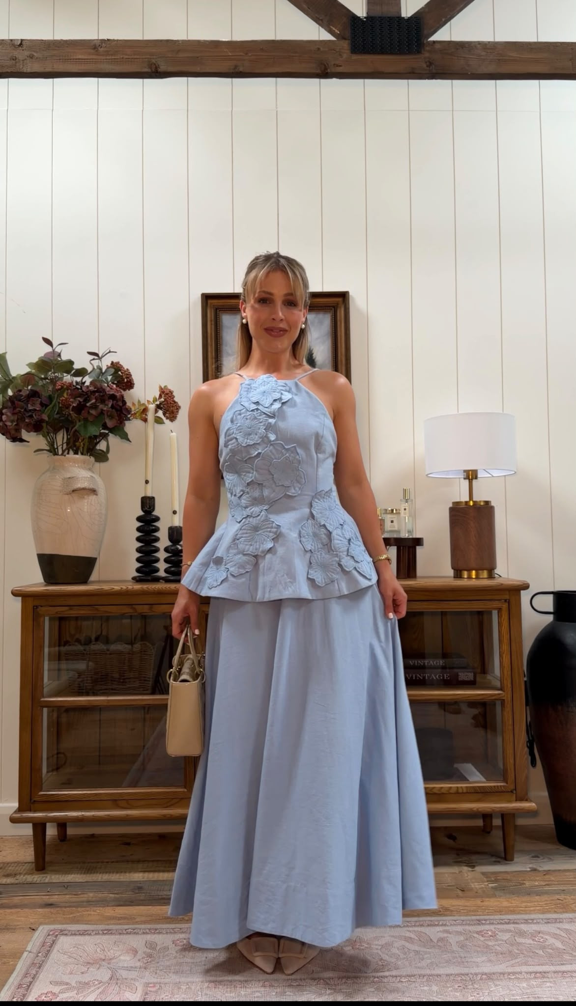 Gorgeous Karen Millen Occasionwear is perfect for Summer Events, Wedding Guest and the races 🐎 Use Code: KMCHLOE15 for 15% off 

Powder Blue Occasion Dress, Blue Floral Appliqué Dress, Wedding Guest Dress, Summer Occasionwear, Elegant Event Dressing, Feminine Occasion Style, Special Event Outfit, Summer Dress 

 #LTKuk #LTKsummer #LTKwedding