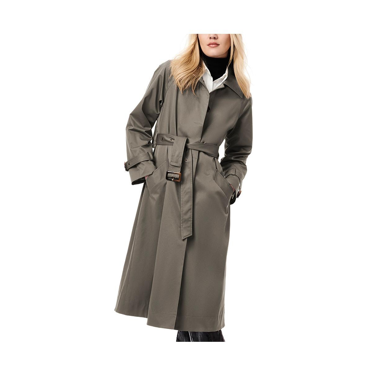 Women's Modern Trench Coat - Smoky gray | Macy's