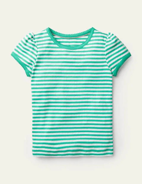 Short-Sleeved Pointelle Top | Boden (US)