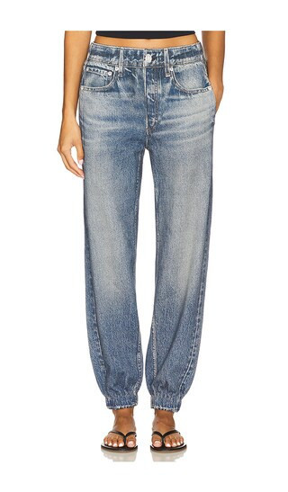 Rag & Bone Miramar Terry Jogger Pant Jeans in Blue. - size S | Revolve Clothing (Global)
