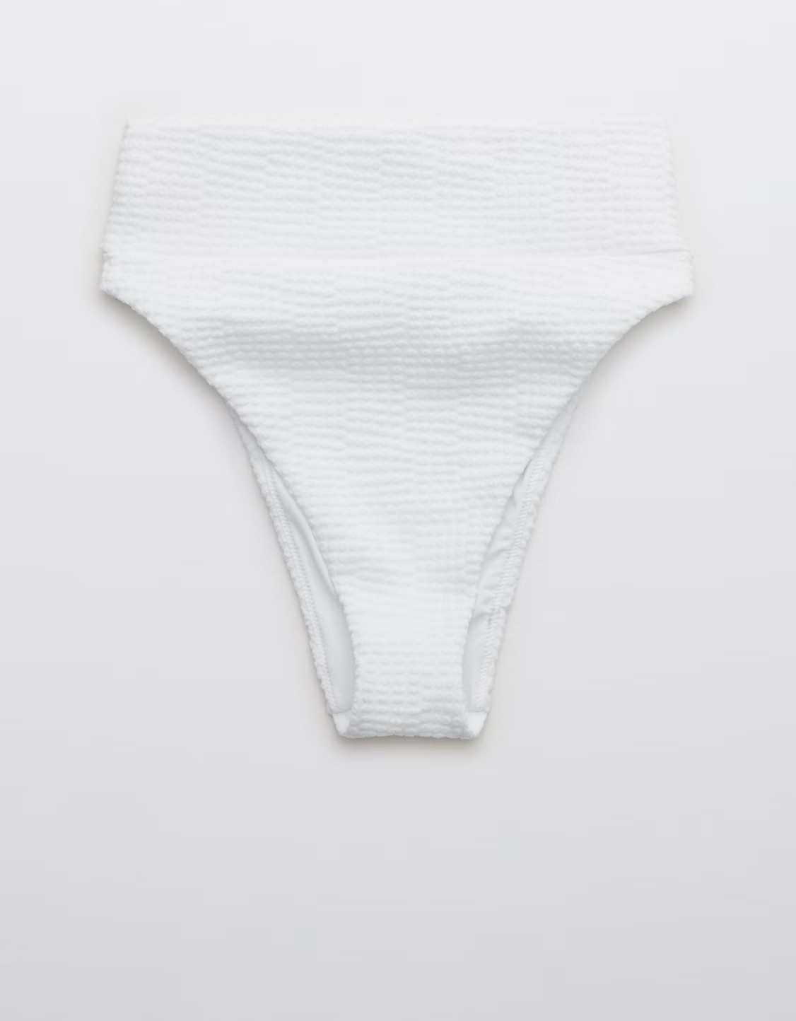 Aerie Jacquard High Cut Cheeky Bikini Bottom | American Eagle Outfitters (US & CA)