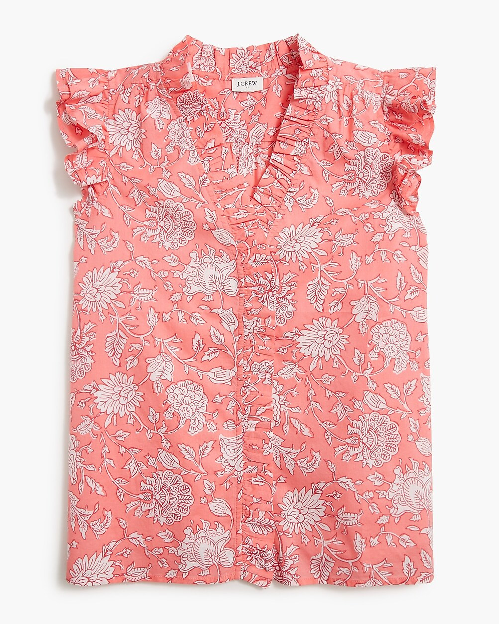 Sleeveless ruffle top | J.Crew Factory