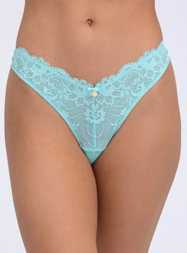 Aliyah thong - Aqua | Boux Avenue (UK)