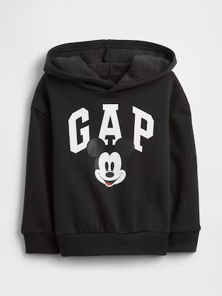 babyGap × Disney Mickey Mouse Relaxed Logo Hoodie | Gap Factory