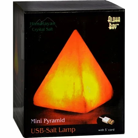 Himalayan Salt Pyramid Salt Lamp - Usb - 3.5 In | Walmart (US)