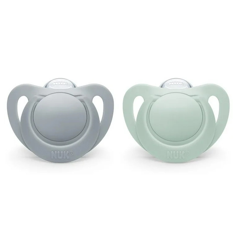 NUK For Nature Genuis Sustainable Pacifier Size 2 Neutral (6-18 Months) | Walmart (US)