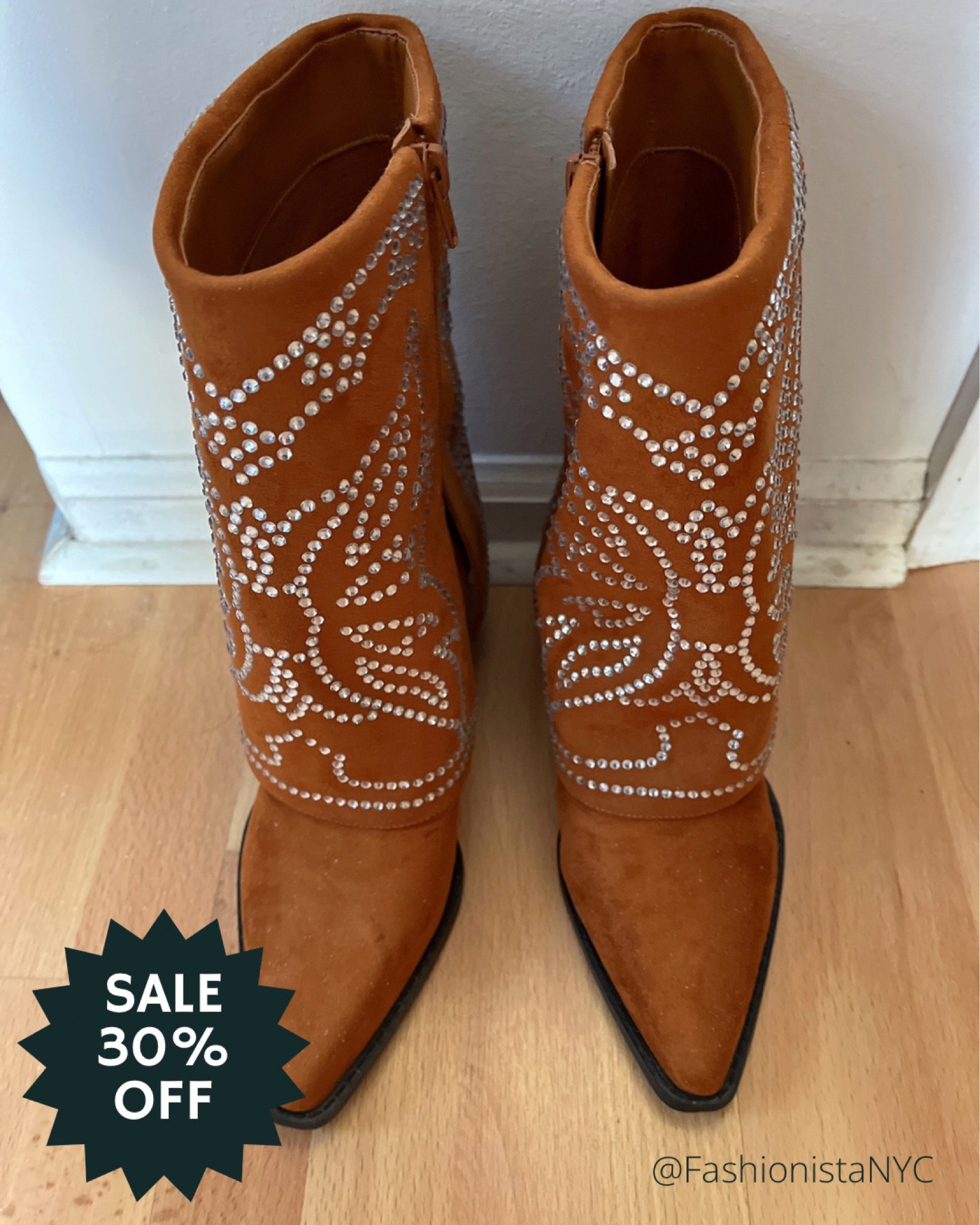 BLING BLING 🎉🎊
It’s Macys Friends + Family SALE!!!
30% off your favorite Brands / Designers!!! And 15% OFF Beauty!! Great time to Gift 🎁 Shop and SAVE $$$$ !!!!
These boots are super comfy and I ❤️ the Rhinestones!!! Dress ‘em up / Dress them down with Jeans - 
Christmas - Holiday - Vacation- Winter Boots - Boots - Cowboy Boots 

Follow my shop @fashionistanyc on the @shop.LTK app to shop this post and get my exclusive app-only content!

#liketkit #LTKHoliday #LTKSeasonal #LTKU #LTKtravel #LTKsalealert #LTKshoecrush #LTKfindsunder50
@shop.ltk
https://liketk.it/4pAGw