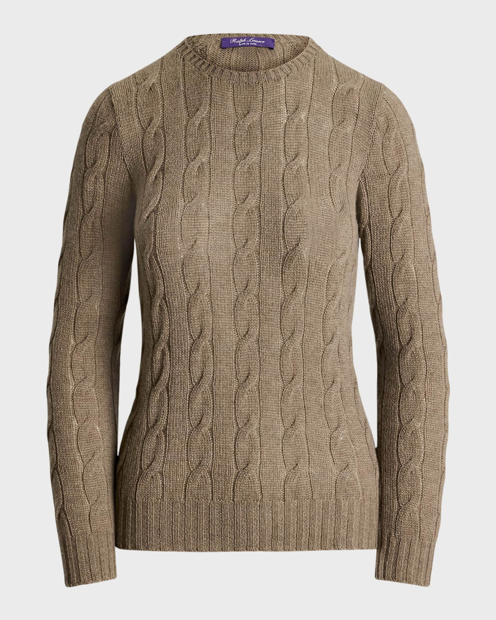 Brushed Cashmere-Blend Sweater | Neiman Marcus