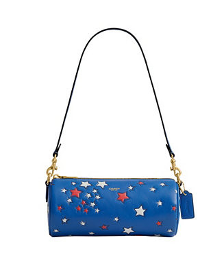 COACH Americana Star Print Small Barrel Shoulder Handbag - Macy's | Macy's