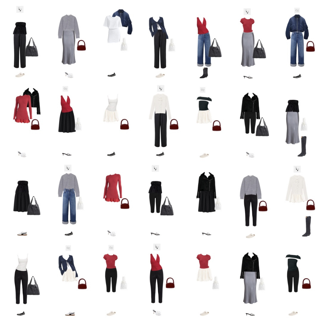 You voted! Let me know what you think of this capsule wardrobe example for the Romantic body type and True Winter color type 🥰 Would you wear any of these?

#LTKSeasonal