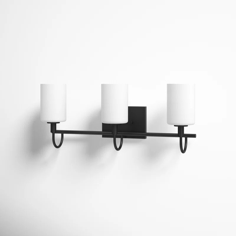 Rowley 3 Light Frosted Dimmable Vanity Light | Wayfair North America