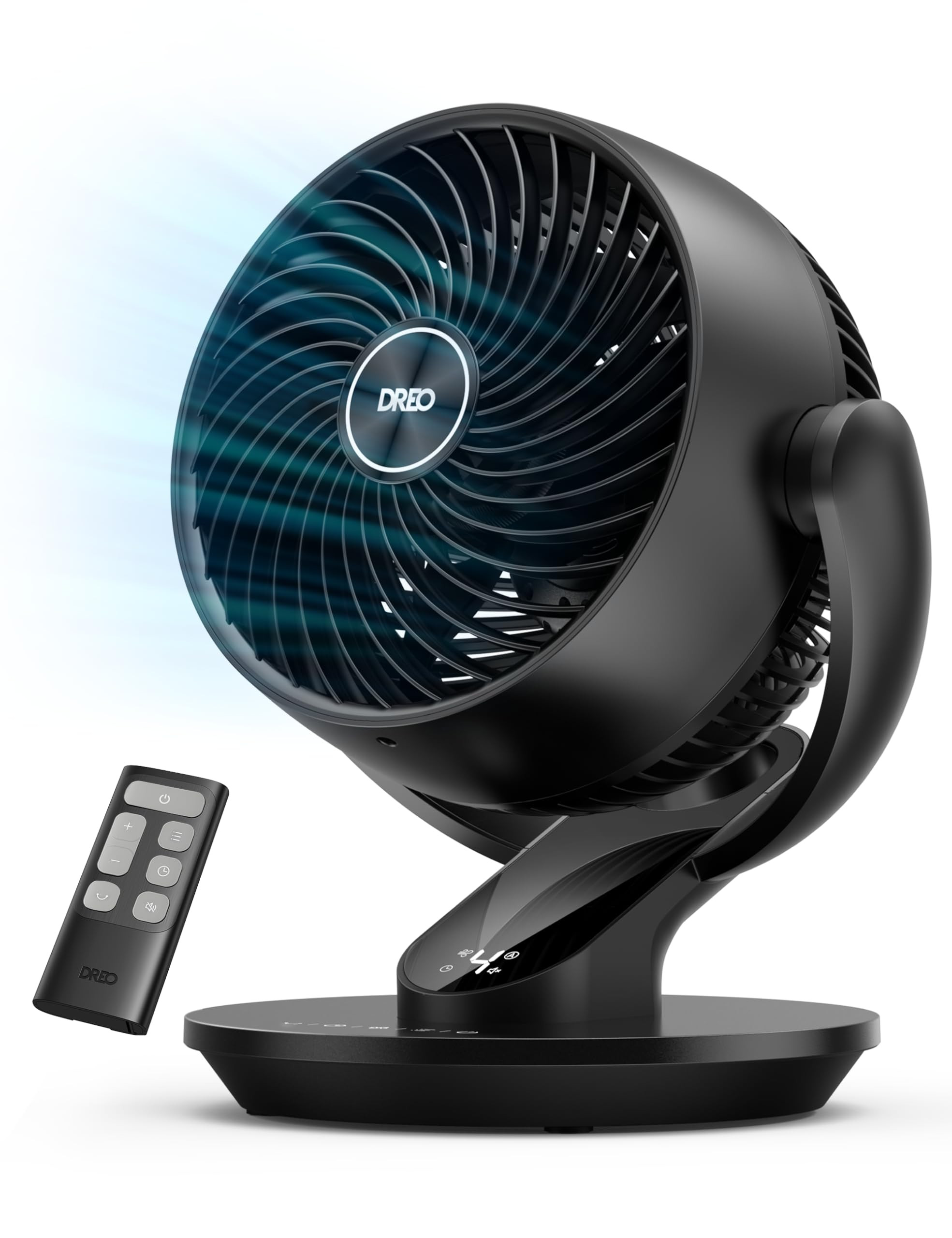 Dreo Fan for Bedroom, 13-Inch Oscillating Table Air Circulator Fan for Whole Room, 120° Tilt Adj... | Amazon (US)
