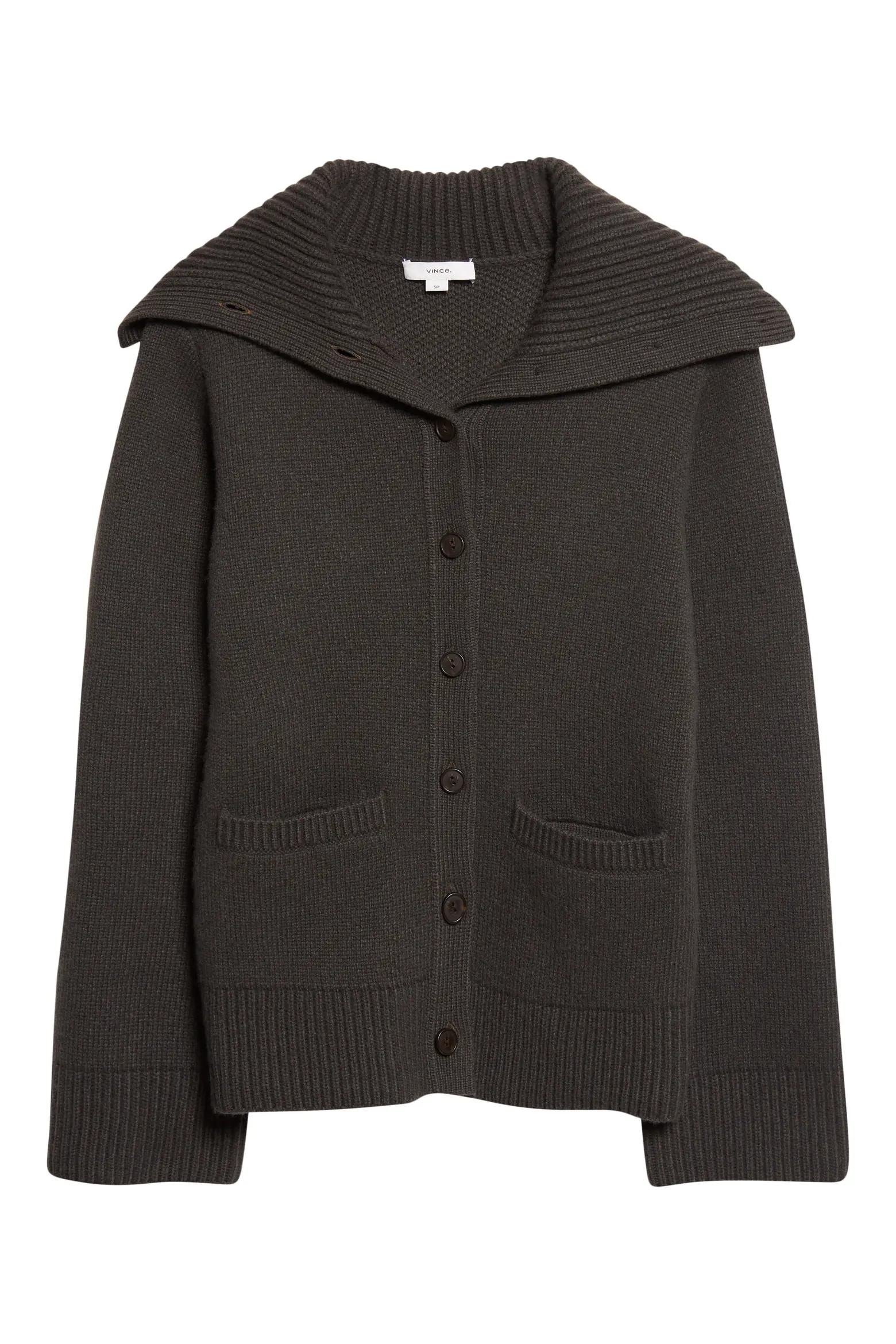 Double Face Wool Blend Turtleneck Cardigan (Women) | Nordstrom | Nordstrom