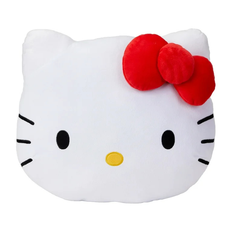 Hello Kitty Kids Plush Bedding Cuddle and Decorative Pillow Buddy, Sanrio | Walmart (US)
