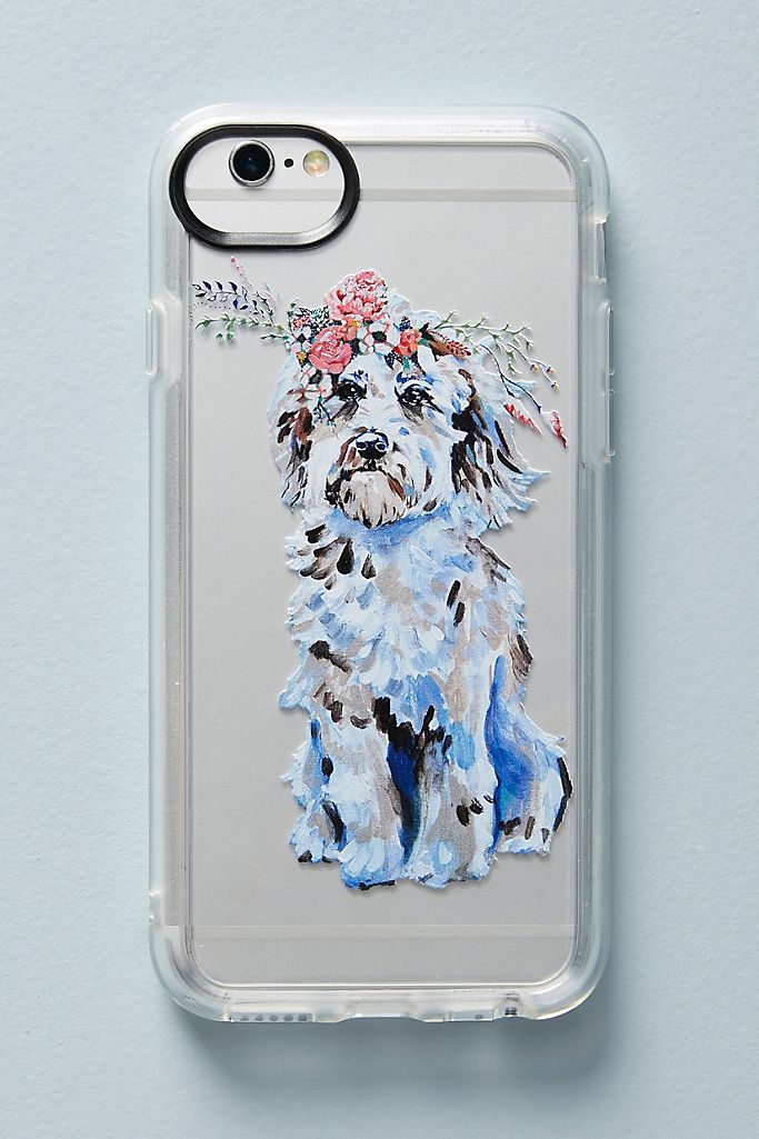 Casetify Dog in Bloom iPhone Case | Anthropologie (US)