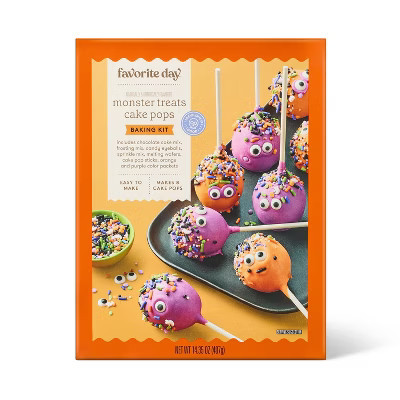 Halloween Friendly Monsters Chocolate Cake Pop Kit - 14.35oz - Favorite Day™ | Target
