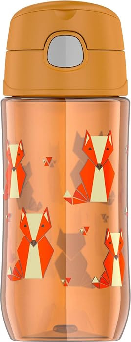 THERMOS FUNTAINER 16 Ounce Stainless Steel Vacuum Insulated Bottle with Wide Spout Lid, Fox Frien... | Amazon (US)