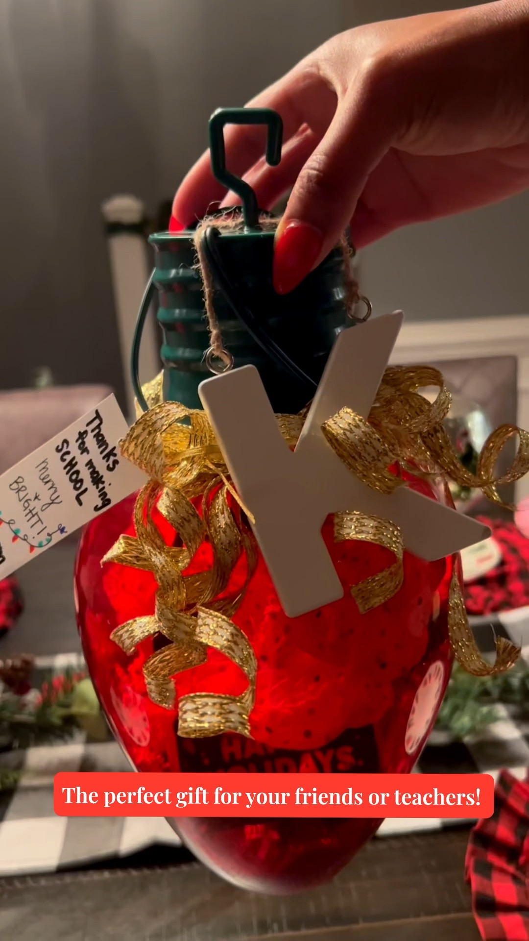 These jumbo lightbulbs are a HIT!! Perfect for teacher or friend Christmas gifts! 

#LTKSeasonal #LTKHoliday #LTKGiftGuide