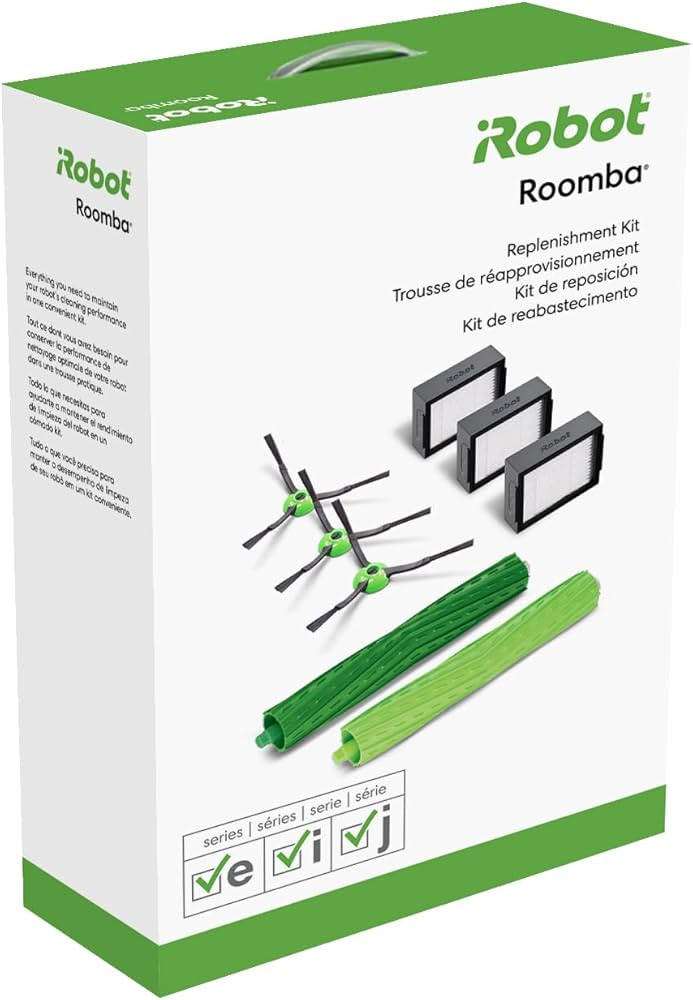 iRobot Roomba Authentic Replacement Parts - Roomba e, i, & j Series Replenishment Kit, (3 High-Ef... | Amazon (US)