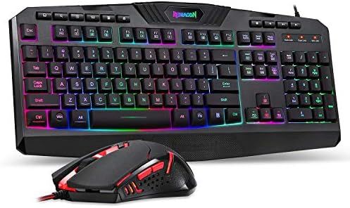 Redragon S101 Wired Gaming Keyboard and Mouse Combo RGB Backlit Gaming Keyboard with Multimedia K... | Amazon (US)