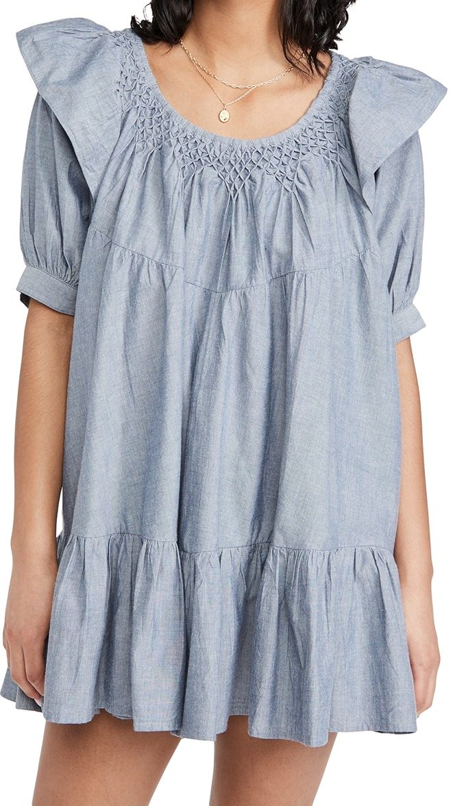 Amelie Mini Dress Denim | Shopbop