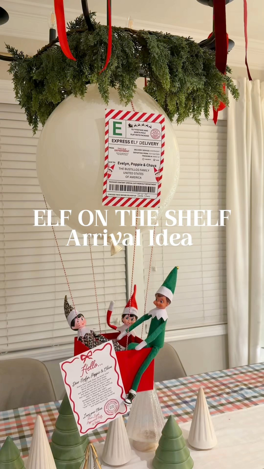 Elf on the Shelf Arrival Idea! 💡 

#LTKKids #LTKSeasonal #LTKHoliday