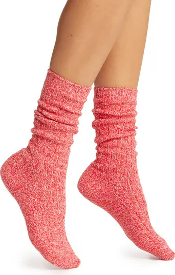 Ribbed Supersoft Slouch Crew Socks | Nordstrom