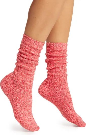 Ribbed Supersoft Slouch Crew Socks | Nordstrom