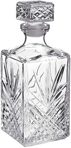 Bormioli Rocco Selecta Collection Whiskey Decanter – Sophisticated 33.75oz Diamond Decanter Wit... | Amazon (US)