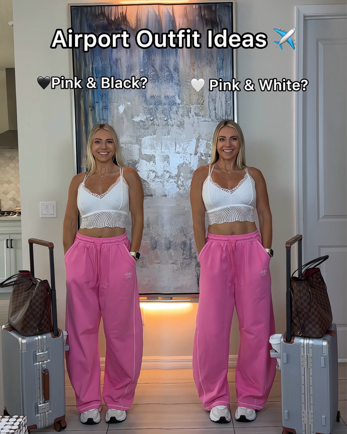 ✈️💗 I love travel outfits that are comfortable enough for the flight but still cute enough to start exploring as soon as I land. These pink relaxed barrels pants are so easy to wear, and I can switch up the layers depending on the weather without changing the whole outfit.

airport outfit ideas, travel outfit women, comfy airport outfit, city exploring outfit, pink pants outfit, travel day outfit, casual travel style, comfortable travel clothes, airport to city outfit, sightseeing outfit

#LTKActive #LTKU #LTKTravel