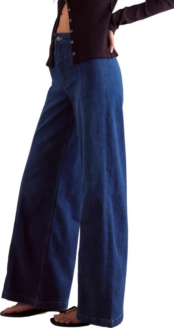 Free People Libre Front Yoke Wide Leg Jeans | Nordstrom | Nordstrom