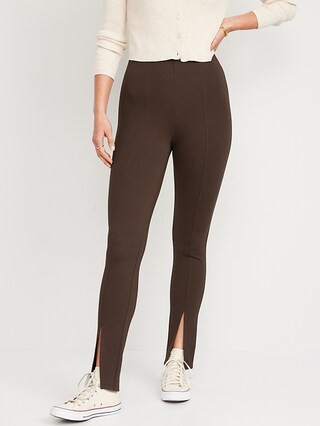 Extra High-Waisted Stevie Split-Front Skinny Pants for Women | Old Navy (US)