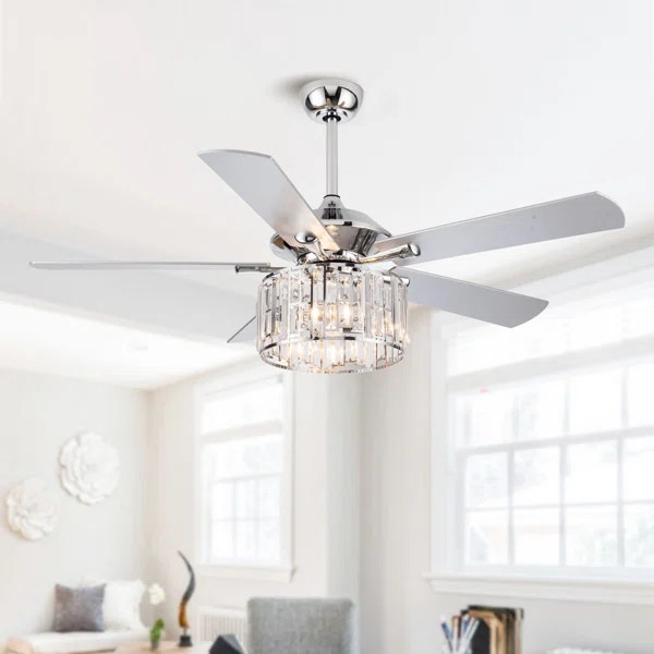 Zeiger 52'' Ceiling Fan with Light Kit | Wayfair North America