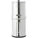 Big Berkey Gravity-Fed Stainless Steel Countertop Water Filter System 2.25 Gallon with 2 Authenti... | Amazon (US)