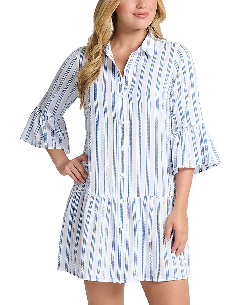 Tommy Bahama Bonita Stripe Swim Cover Up Dress | Bloomingdale's (US)