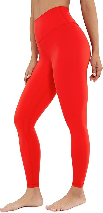 CRZ YOGA Womens Brushed Naked Feeling Workout Leggings 25" / 28"- High Waisted Gym Compression Tu... | Amazon (US)