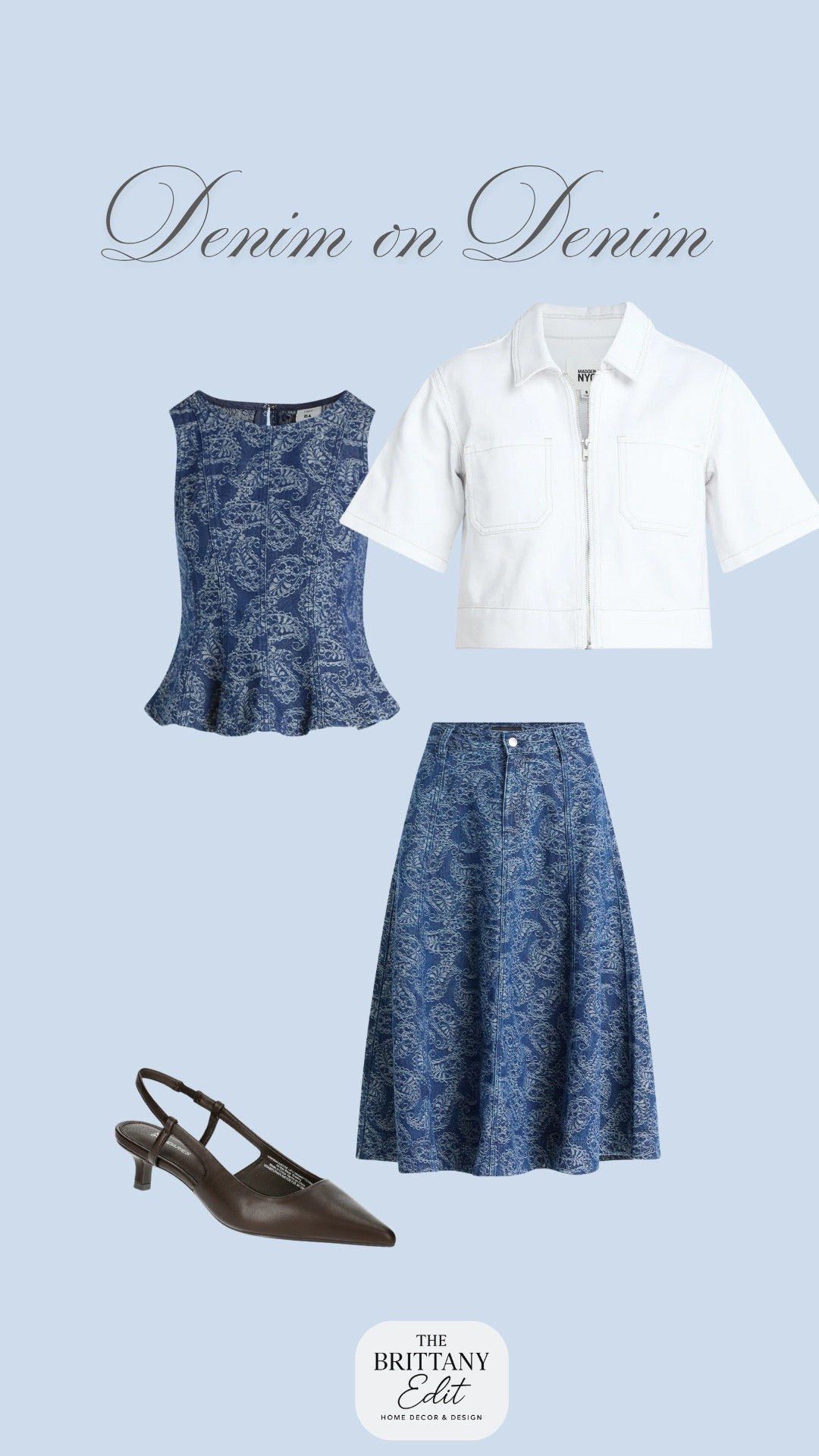 Denim on denim is so in, such transitional outfit into fall! 🤎

#LTKautumn #LTKFindsUnder50 #LTKSaleAlert