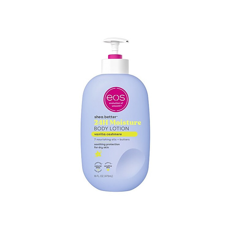 eos 24Hour Moisture Vanilla Body Lotion | Women's | White | Size One Size | Beauty & Self Care | DSW