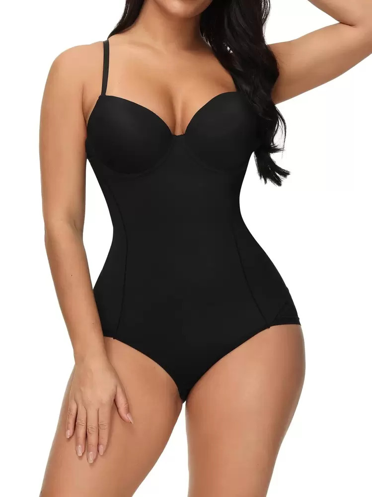 Plain Underwire Shapewear Bodysuit | SHEIN