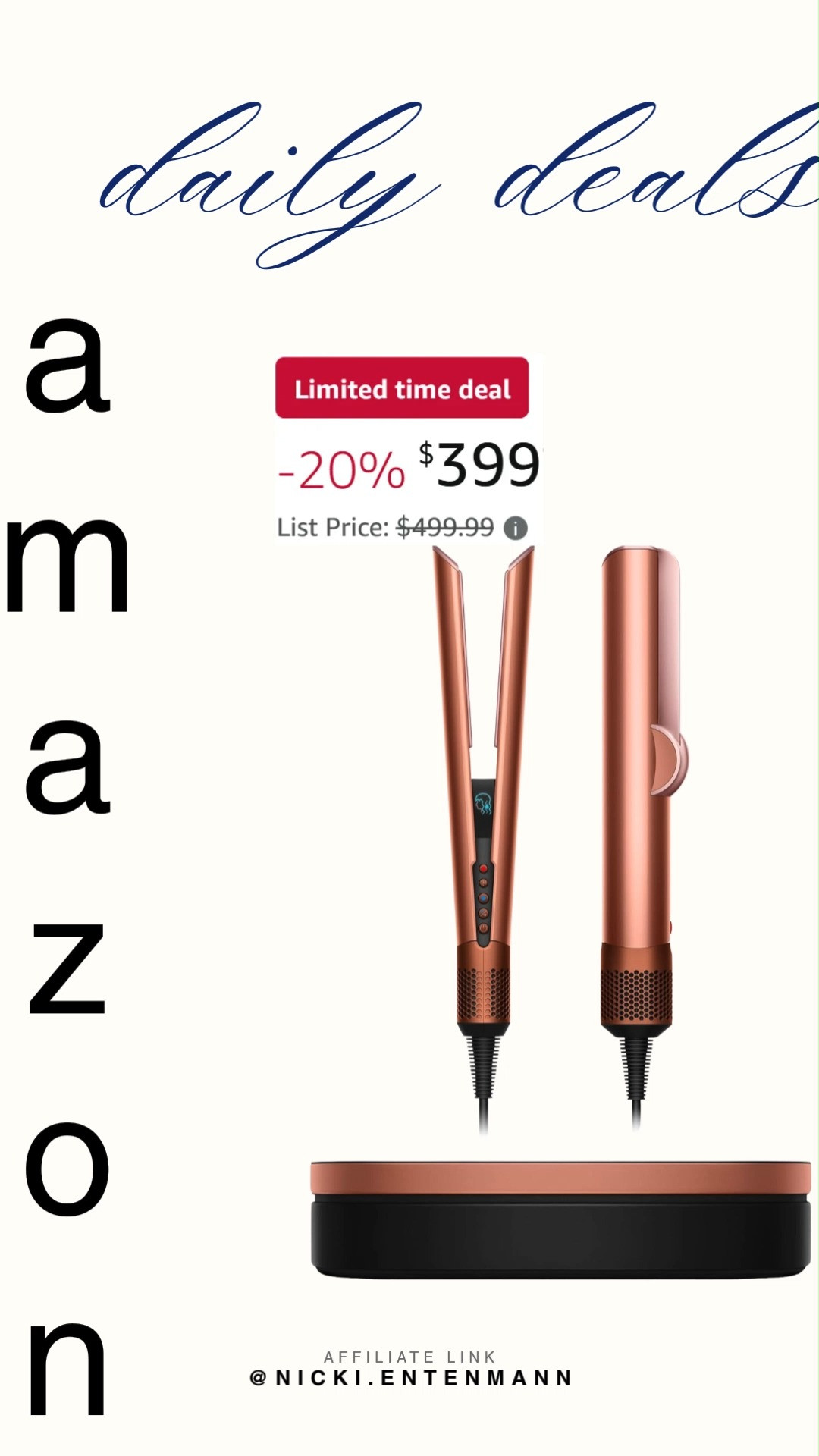 Dyson Airstrait Straightener delivers sleek, shiny hair with powerful airflow and precision heat. Styling feels faster, lighter, and more fun when every strand gets a smooth finish you’ll love. 💇‍♀️✨🌟  

#DysonAirstrait #hairstraightener #hairstylingtool #beautyfinds #haircare #stylingessentials #modernlooks #trendalert #hairinspo #budgetfriendly 

 #LTKgrwm #LTKSaleAlert #LTKBeauty