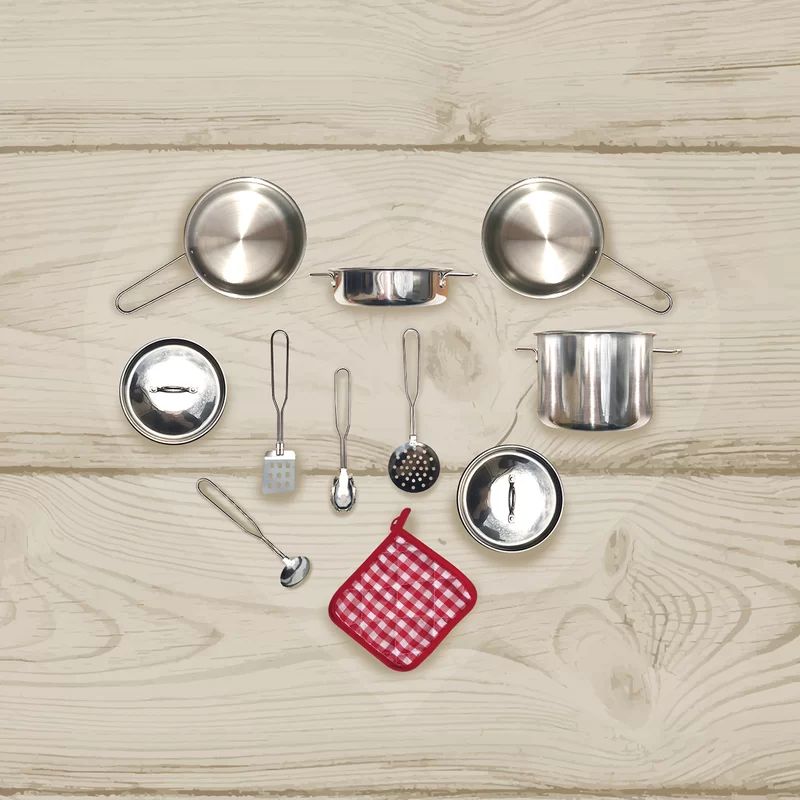 Little Chef Frankfurt Cooking Accessory Pot and Pan Set | Wayfair North America