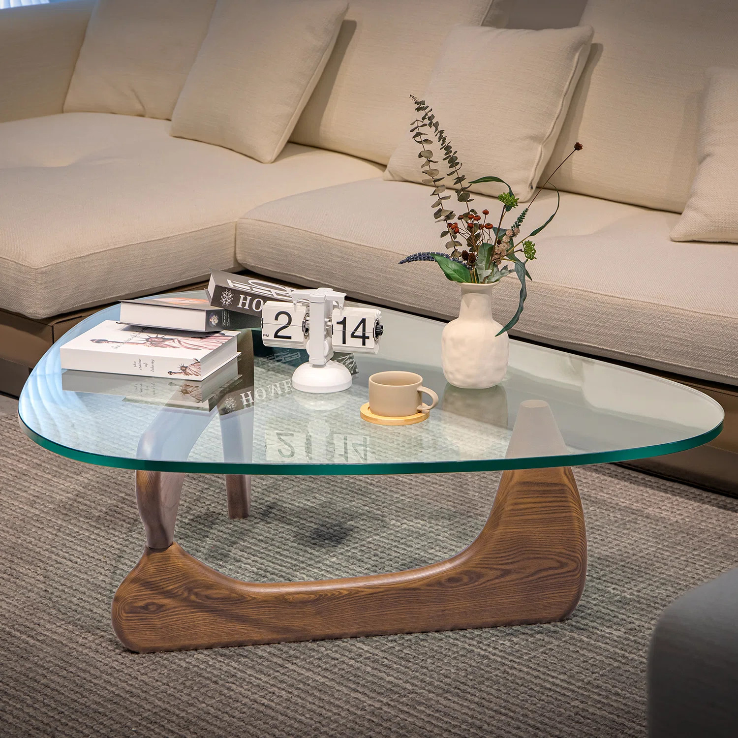 Kiruthika Glass Top Coffee Table | Wayfair North America