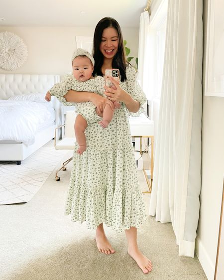 Matching mommy and me dresses from Ivy City Co. These outfits are available in women’s, toddler, and baby sizes. Stretchy, comfortable, and flowy - perfect for Mother’s Day! Im wearing an XS and baby is wearing 3-6 months 

#LTKbaby #LTKfamily #LTKstyletip