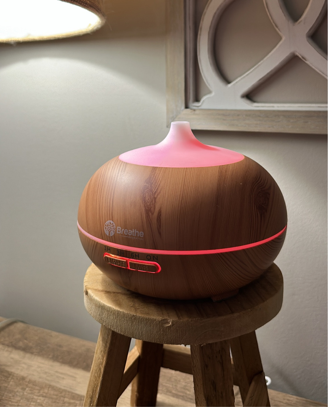 Breathe Essential oil diffuser. 16 LED colors. 4 timer options: 1H 3H 6H modes. 

#LTKFind #LTKunder50 #LTKhome