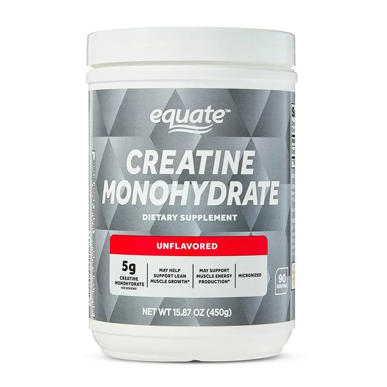 Equate Creatine Monohydrate Dietary Supplement, Unflavored, 5 g, 15.87 oz | Walmart (US)