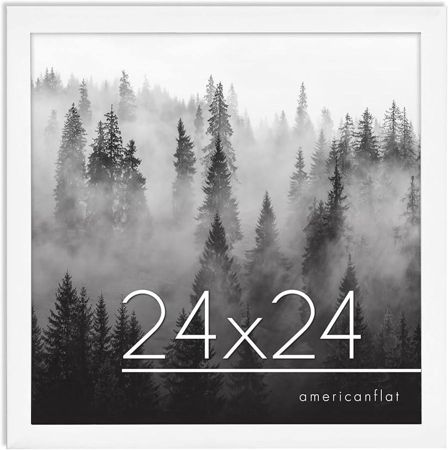 Americanflat 24x24 Picture Frame with Polished Plexiglass - Epic Collection - Square Picture Fram... | Amazon (US)