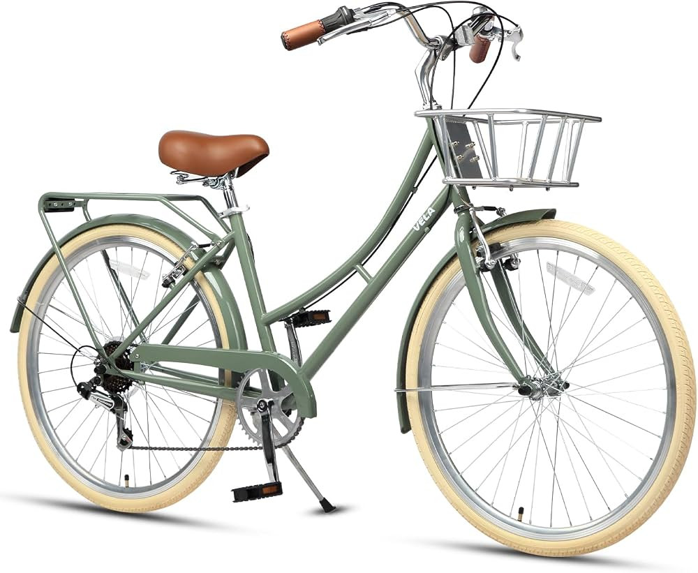 AVASTA Vela Hybrid Bike for Adult Women Female Lightweight Step Through 26 Inch High Tensile Stee... | Amazon (US)