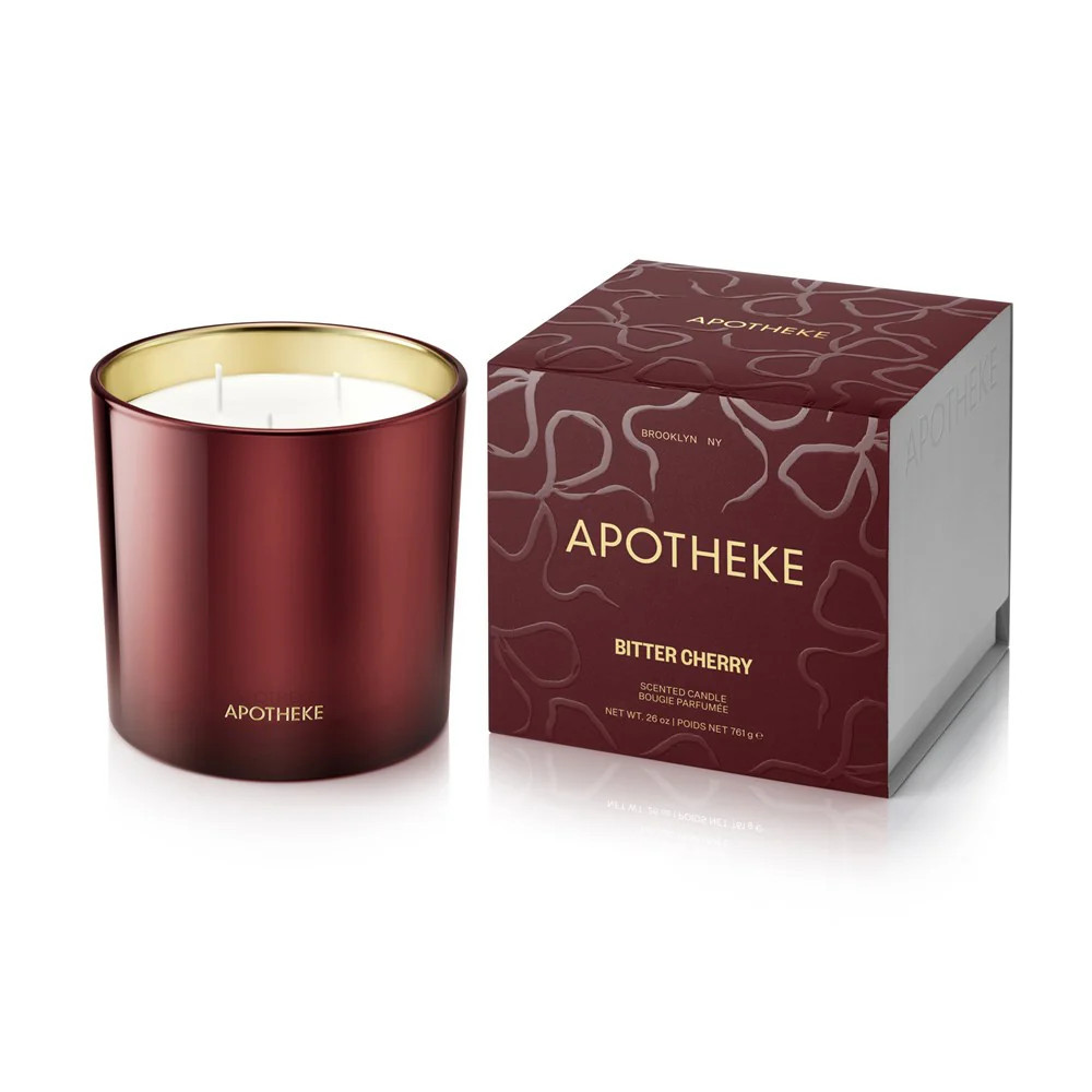 Bitter Cherry 3-Wick Candle | Apotheke Co